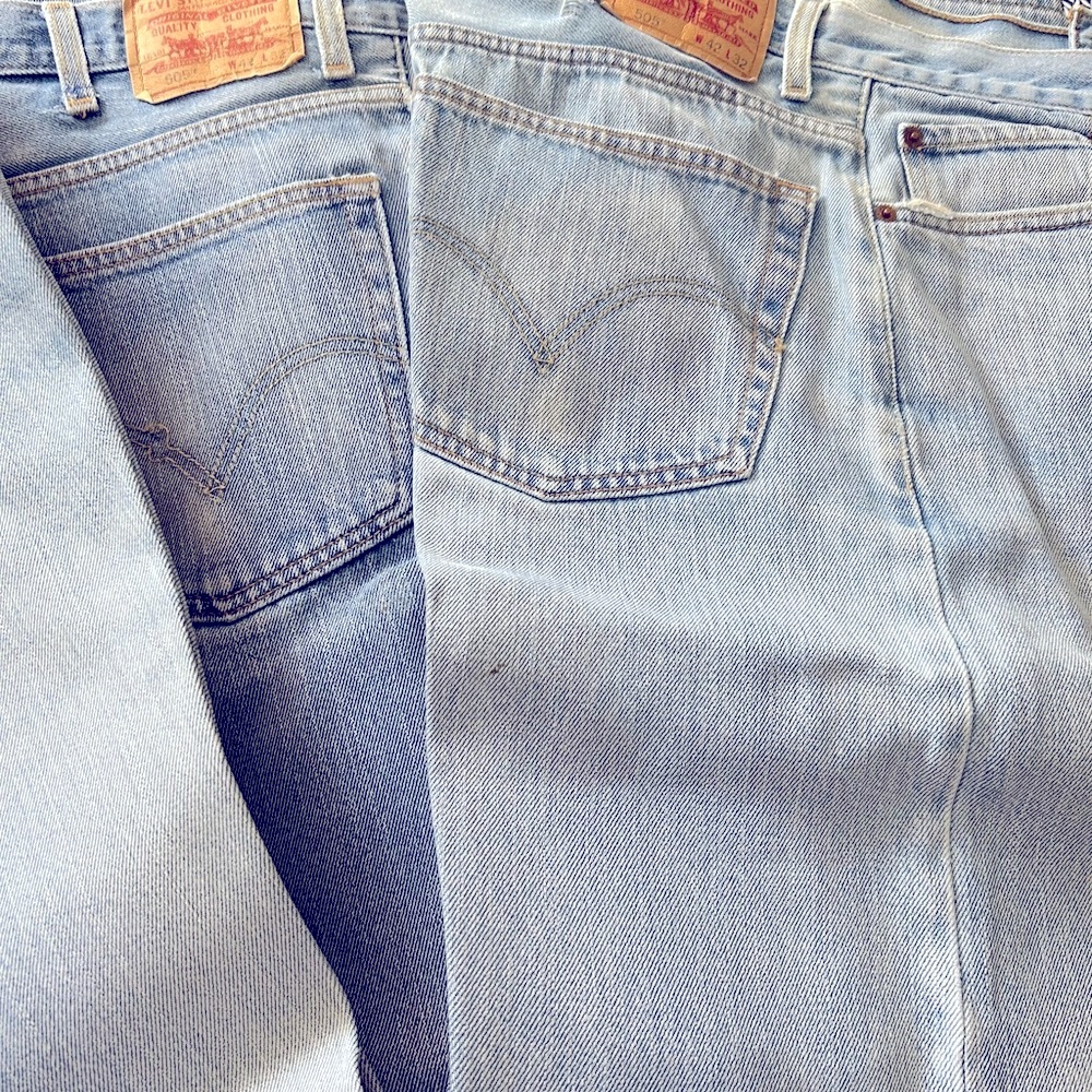 5 prs. men’s Levi’s